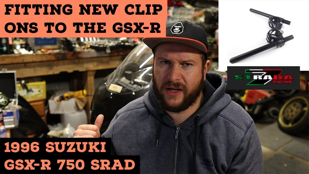 Fitting NEW Clip Ons to a GSX-R 750 SRAD