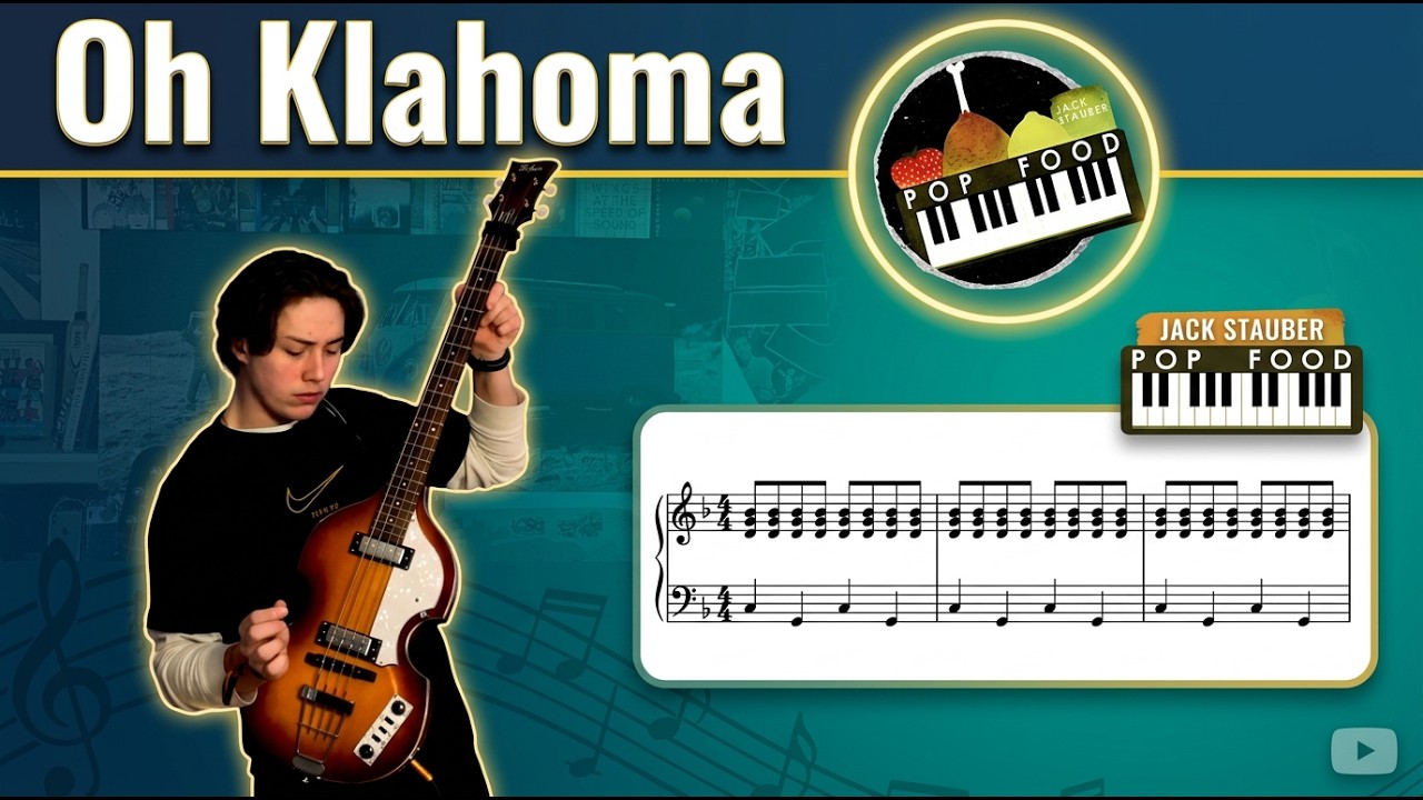 Oh Klahoma by Jack Stauber (Bass cover with Play along Tab)