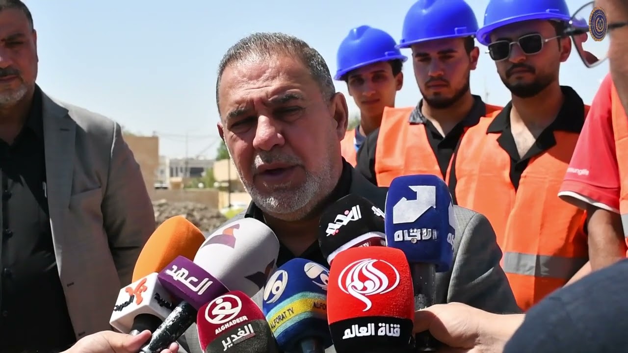 محافظ المثنى يزور المعهد التقني السماوة ويضع حجر الاساس لمشروع كلية النفط والغاز