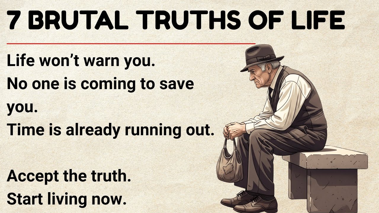 7 Brutal Truths of Life | A Real Wake-Up Call | Motivational Video | Improve Your English