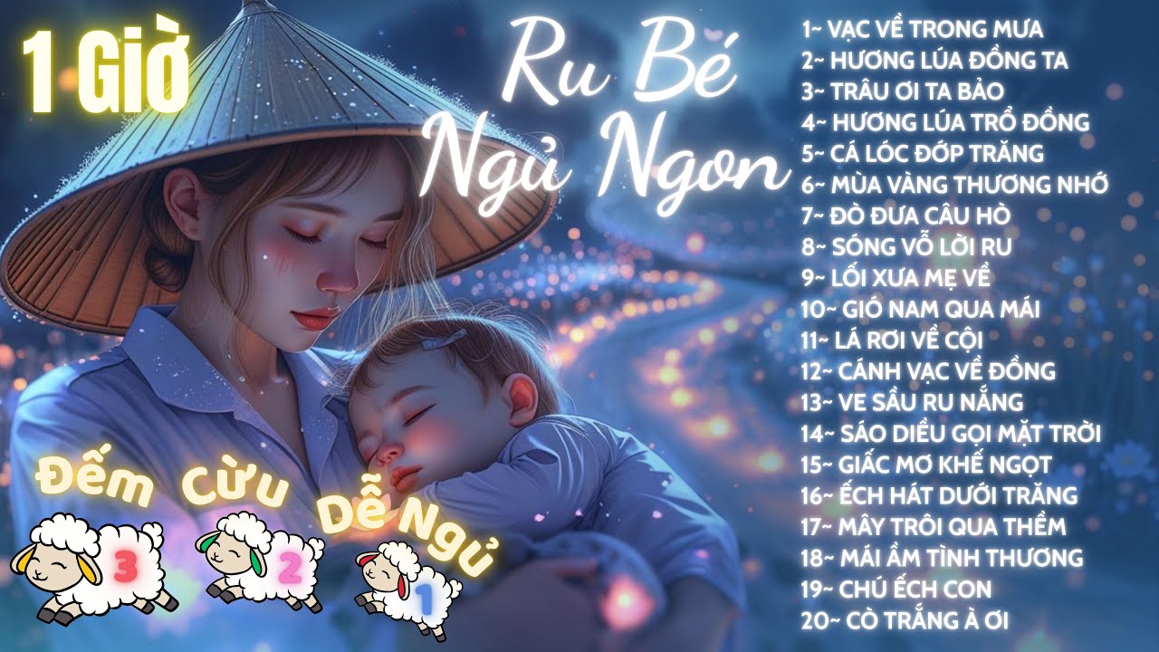 💫 Mẹ Ơi Con Ngủ Ngoan – 1 Giờ Nhạc Ru Cực Hay Không Thể Bỏ Qua 🎵 | Bé Ngủ Sâu, Mẹ Nhàn Tênh 🌸 #006