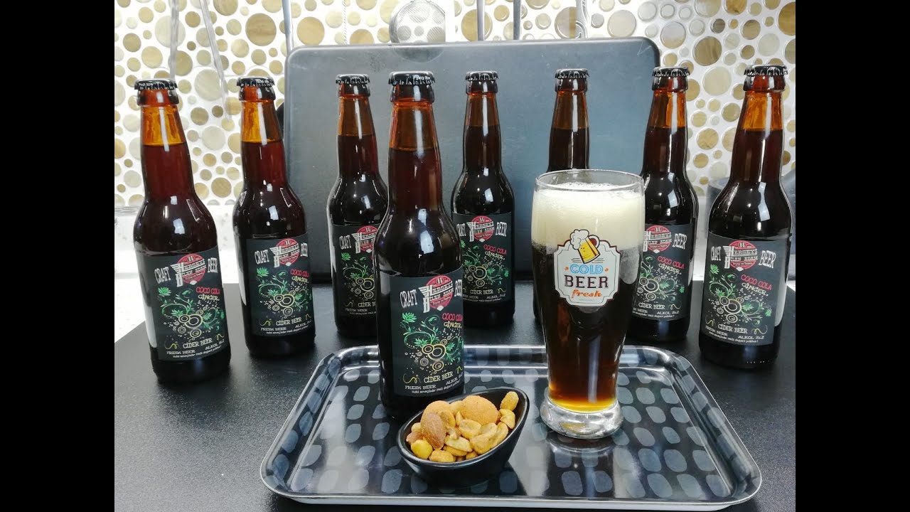 CİDER BİRA YAPIMI // COCO COLA GİNGER BEER // %6,2 alkol