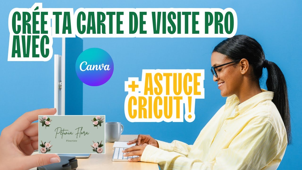 Crée ta carte de visite PRO avec canva + Astuce Cricut !