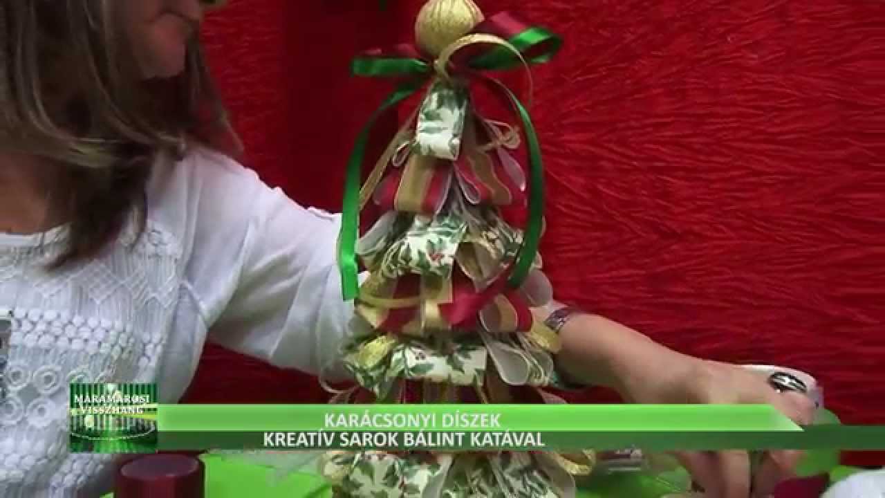 Karácsonyi díszek 2014 - Kreatív sarok Bálint Katával