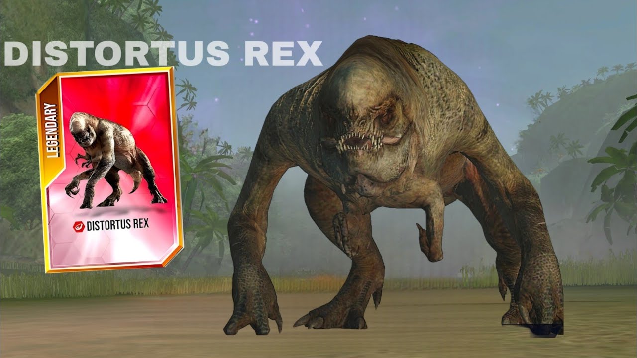 🦖 DISTORTUS REX FULL REVEAL! BOSS BATTLE! JURASSIC WORLD THE GAME
