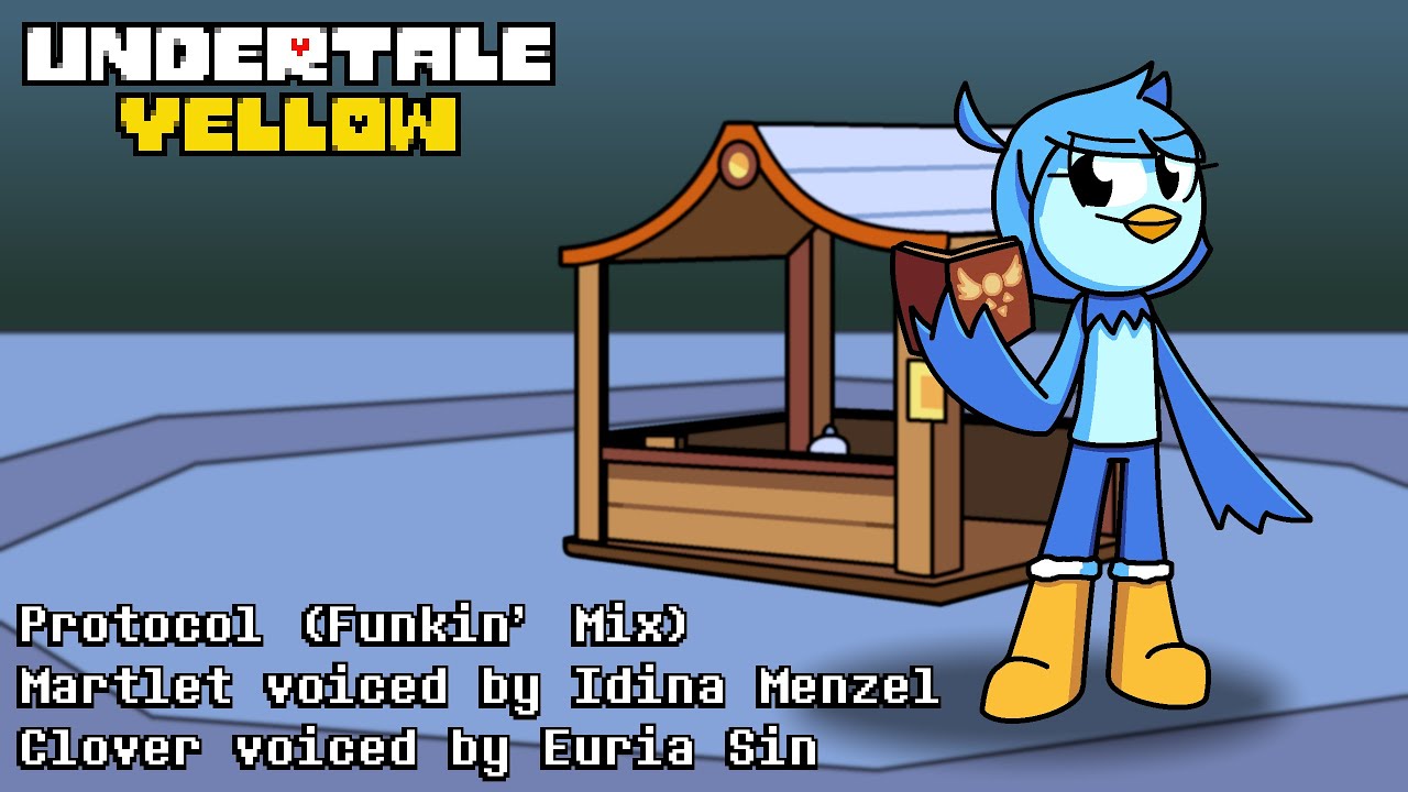 FNF Undertale Yellow | Protocol ft. Idina Menzel as Martlet