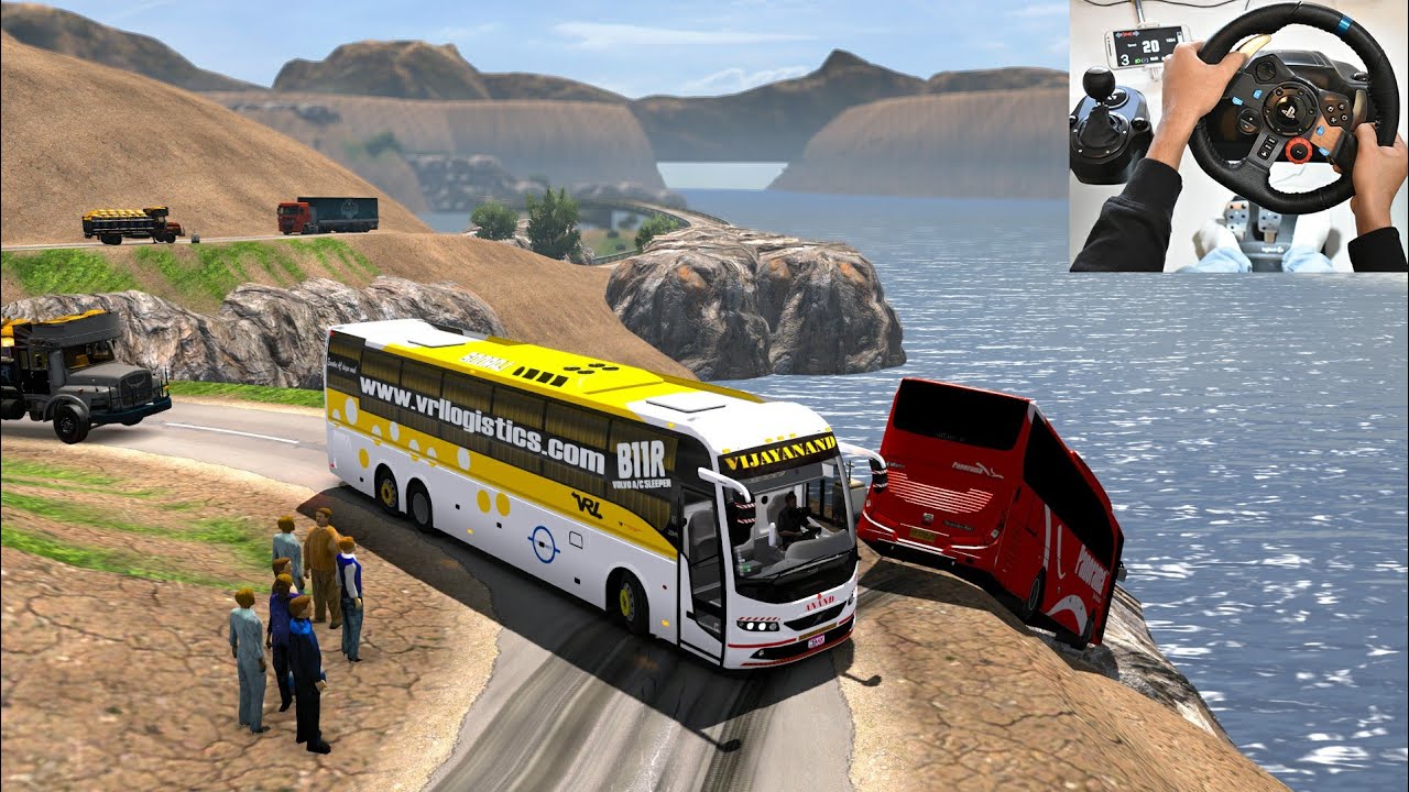 Chance Takers are Accident Makers | Euro truck simulator 2 with bus mod | Indian bus driver