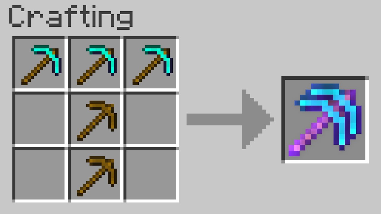 Minecraft UHC but you can craft PICKAXES from any item you want...
