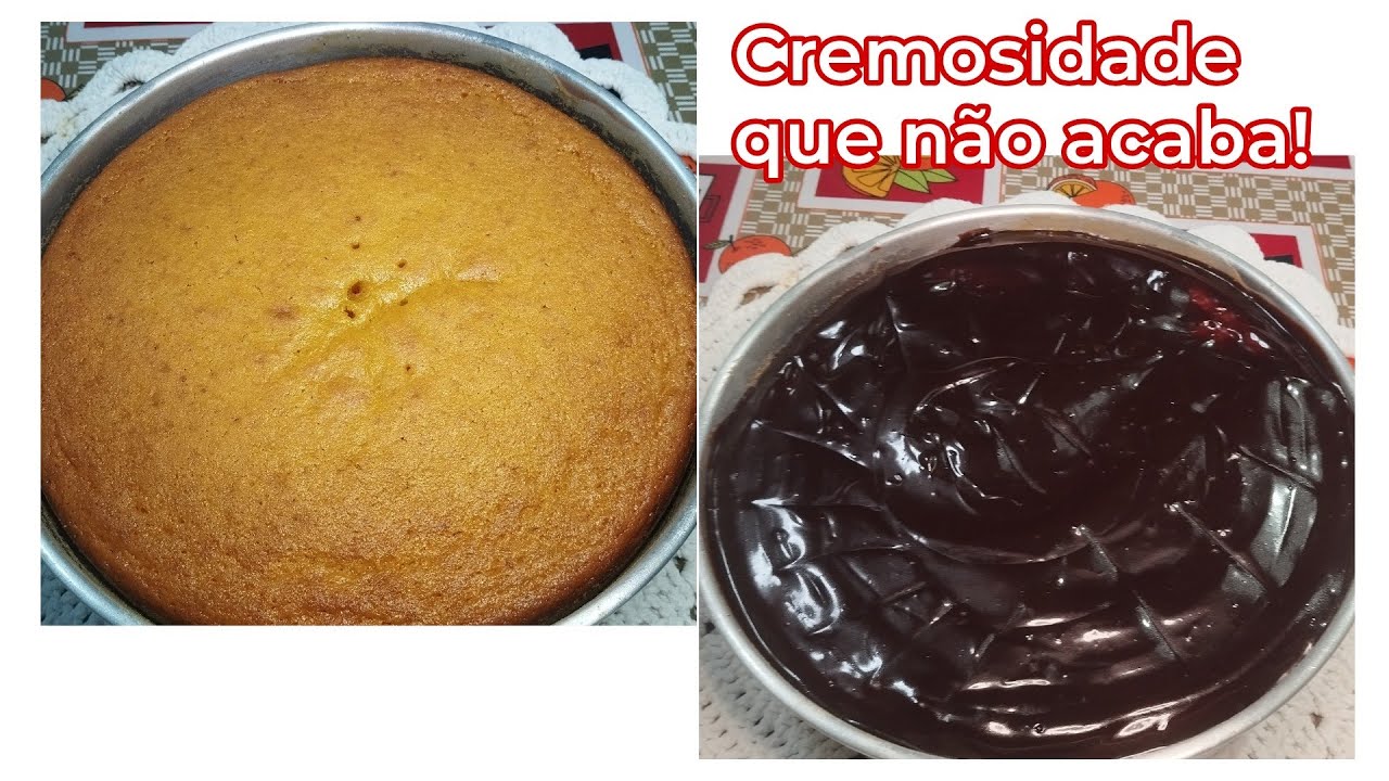 Bolo de CENOURA com Creme de Leite😋