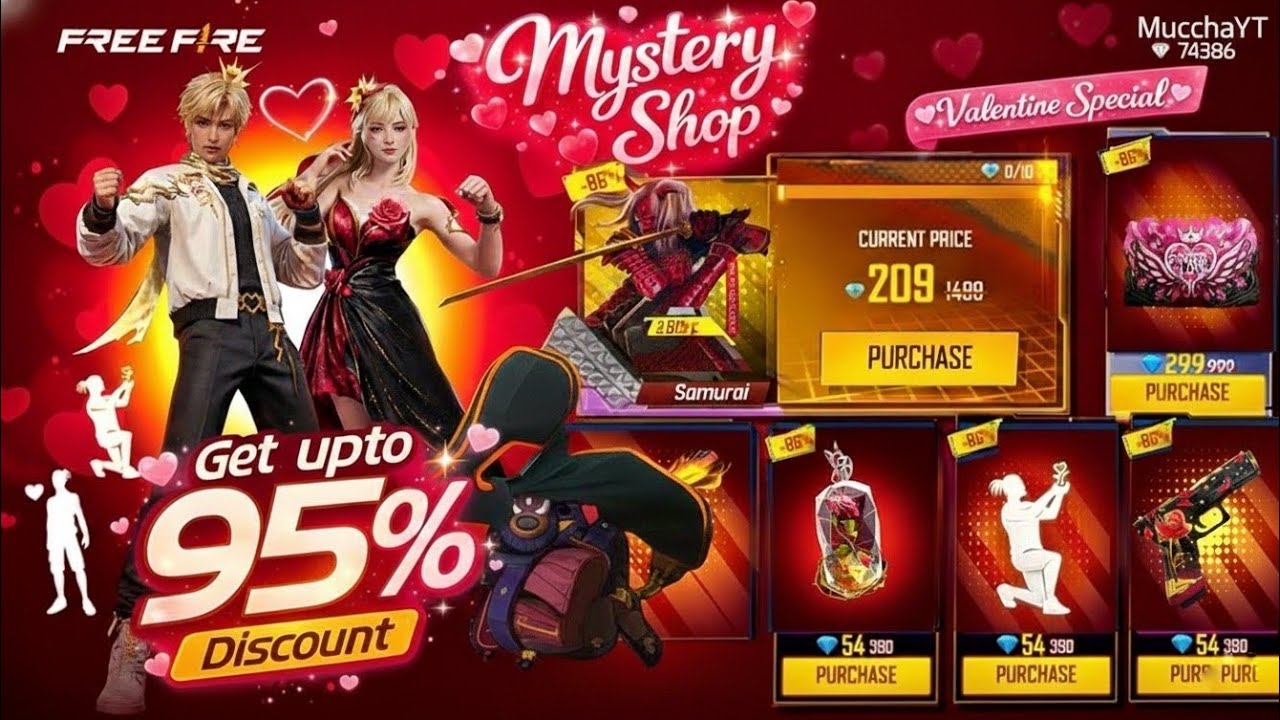 Valentine Mystery Shop CONFIRMED 😱 #ff #mucchayt #gaming 