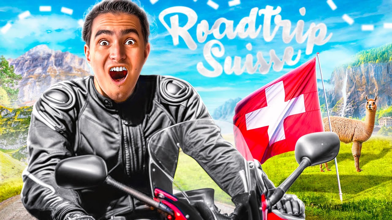 JE TRAVERSE LA SUISSE EN MOTO ! (Roadtrip en Suisse🇨🇭)