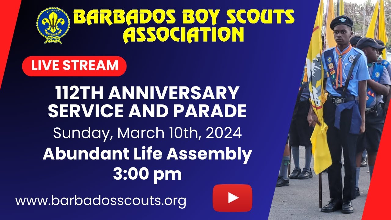 Barbados Boy Scouts Association 112th Anniversary Founder's Day Service