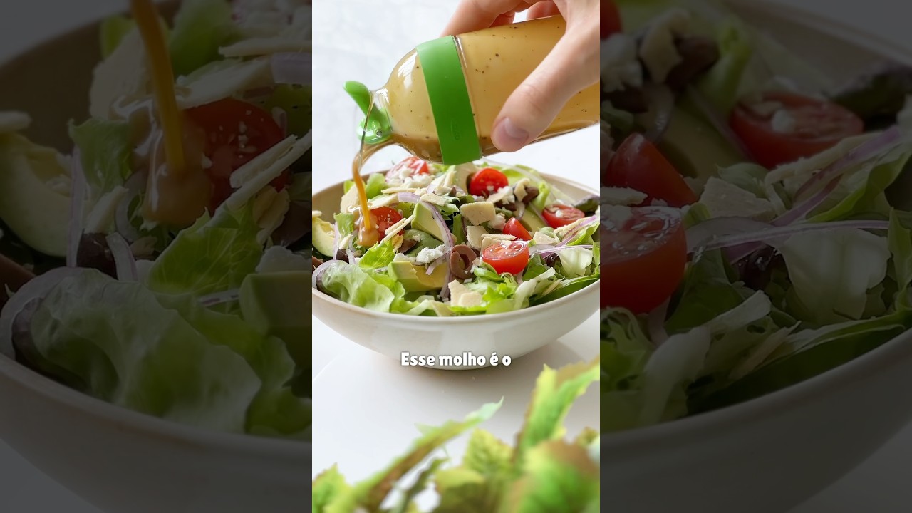 3 MOLHOS DE SALADA QUE TODO MUNDO PRECISA APRENDER #receita #salada