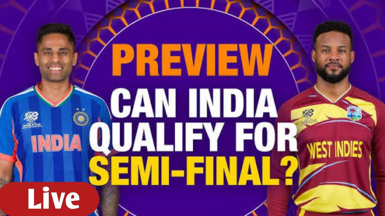 India vs Wi live match today live t20 world cup2026 match