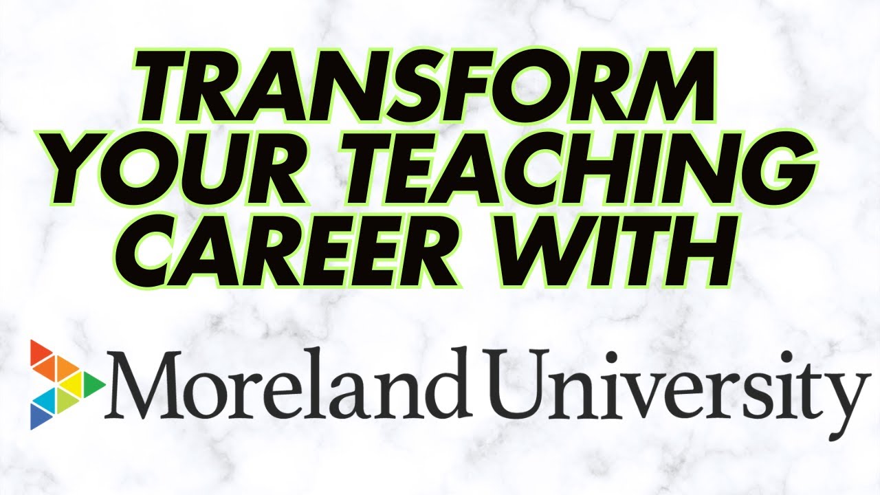 My Journey To a US Teacher License: Why I Chose Moreland University | Teacher Achabu