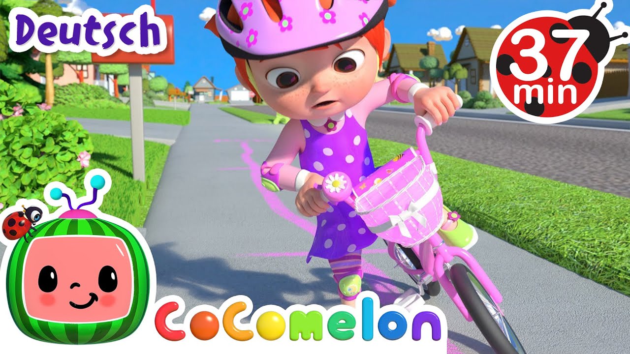Du kannst Fahrrad fahren | CoComelon Deutsch | Cartoons und Kinderlieder