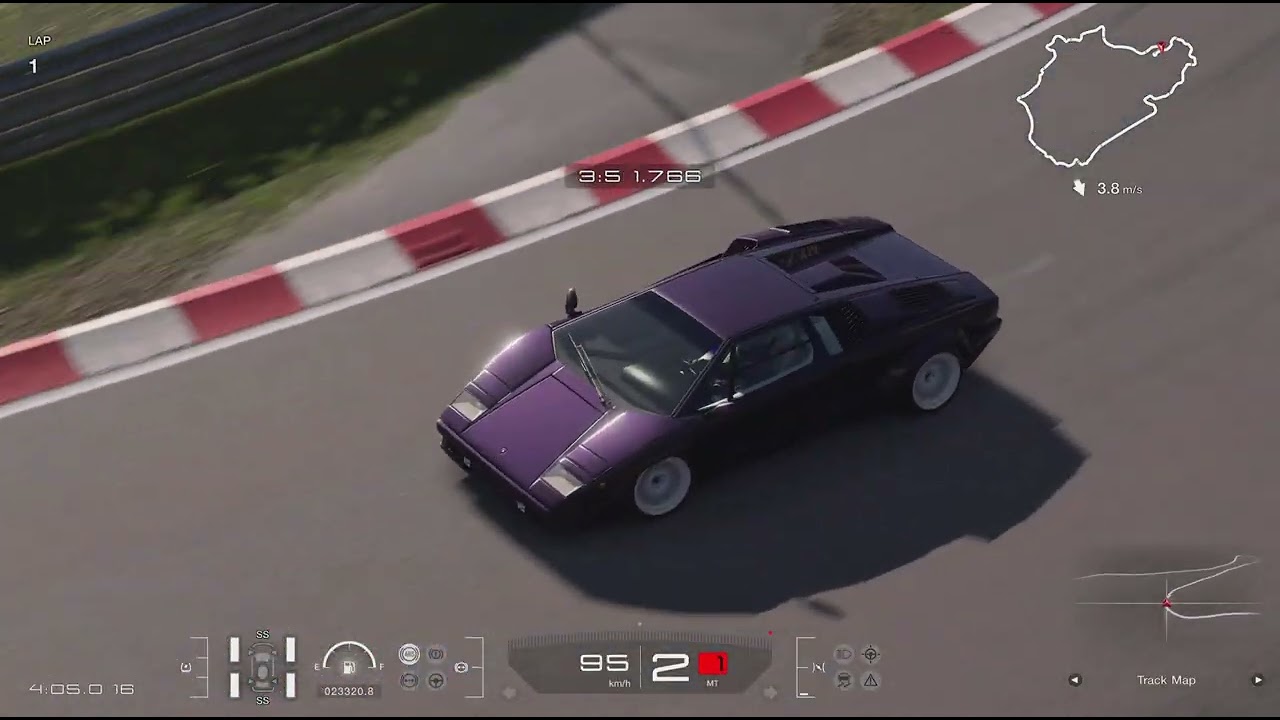 Countach  25th Anni sub 7min  Nordschleife?