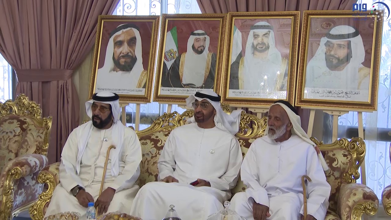 محمد بن زايد يحضر مأدبة غداء أقامها جمعة سعيد حارب العميمي في مدينة العين