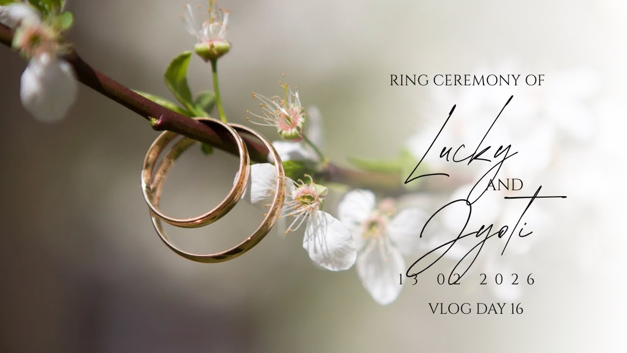 💍 Ring Ceremony Special | Finally Revealing My Fiancé’s Face ❤️ | Vlog Day 16