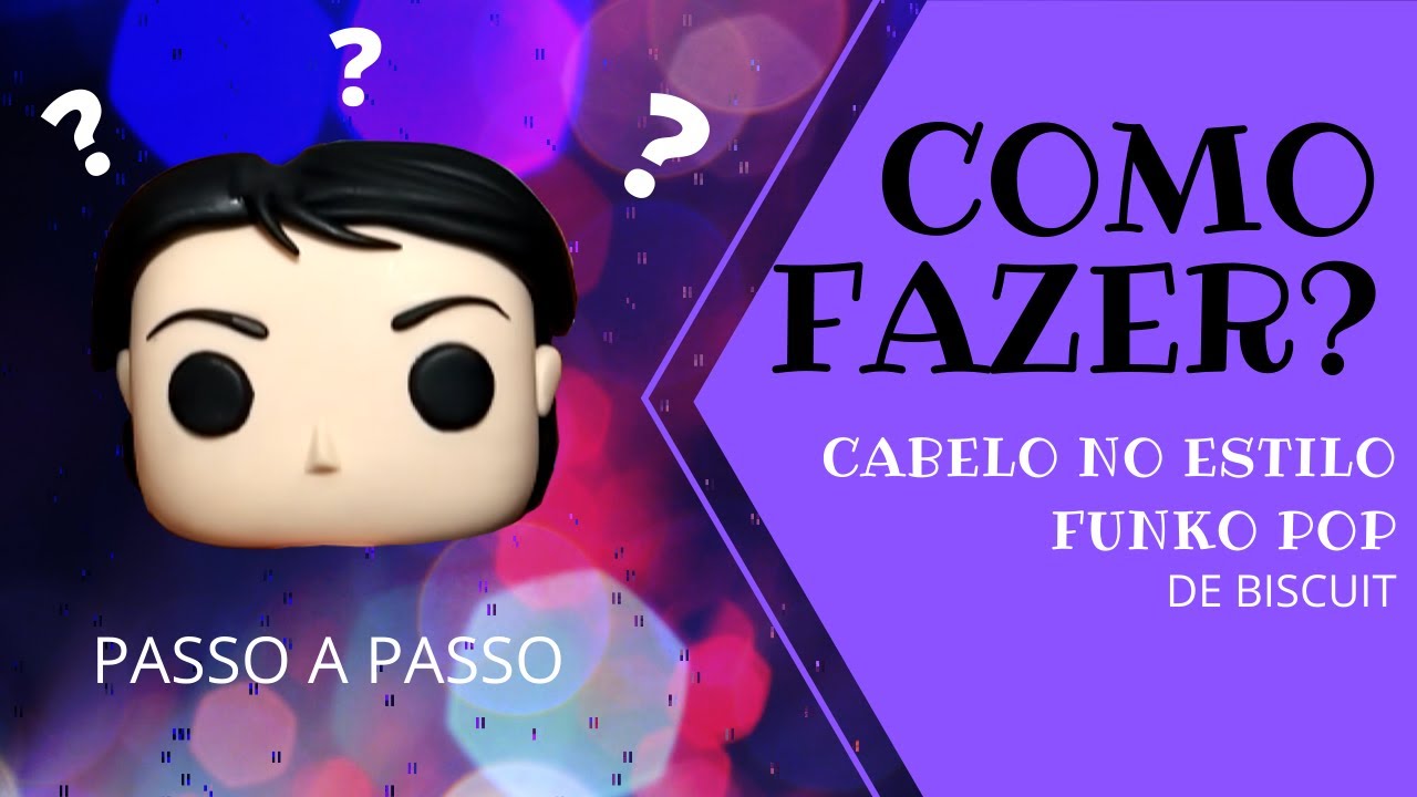Como Fazer Cabelo Estilo FUNKO POP em BISCUIT.