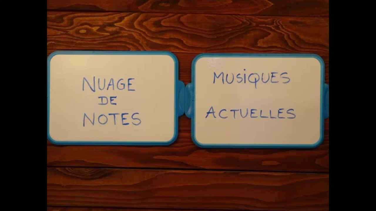 Les musiques actuelles, part 1/2 - Nuage de Notes