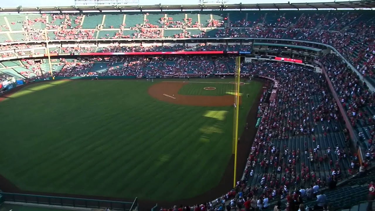 Two National Anthems at Angel Stadium of Anaheim - Sung by Lindsay Ridgeway