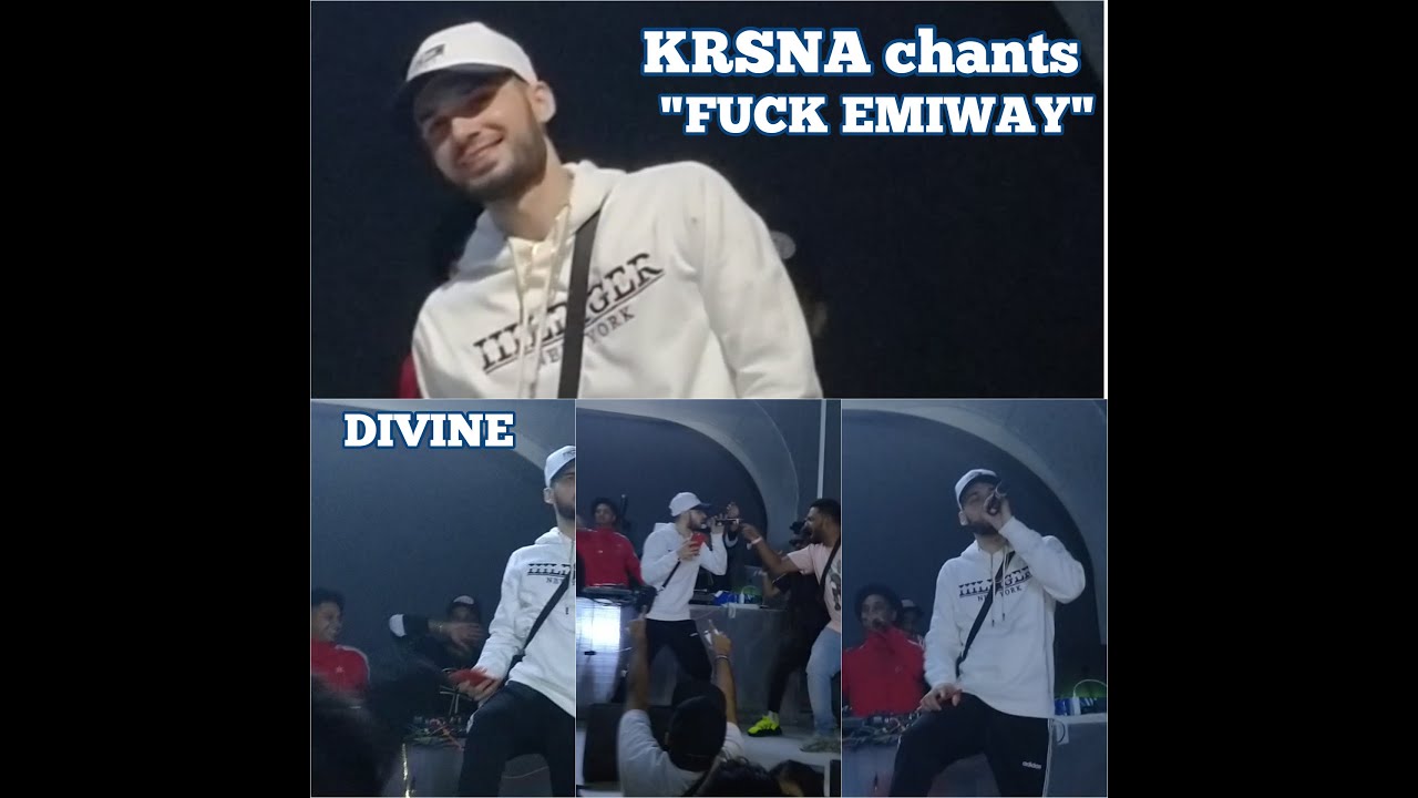 KRSNA vs EMIWAY | Divine at After party, KRSNA chants 