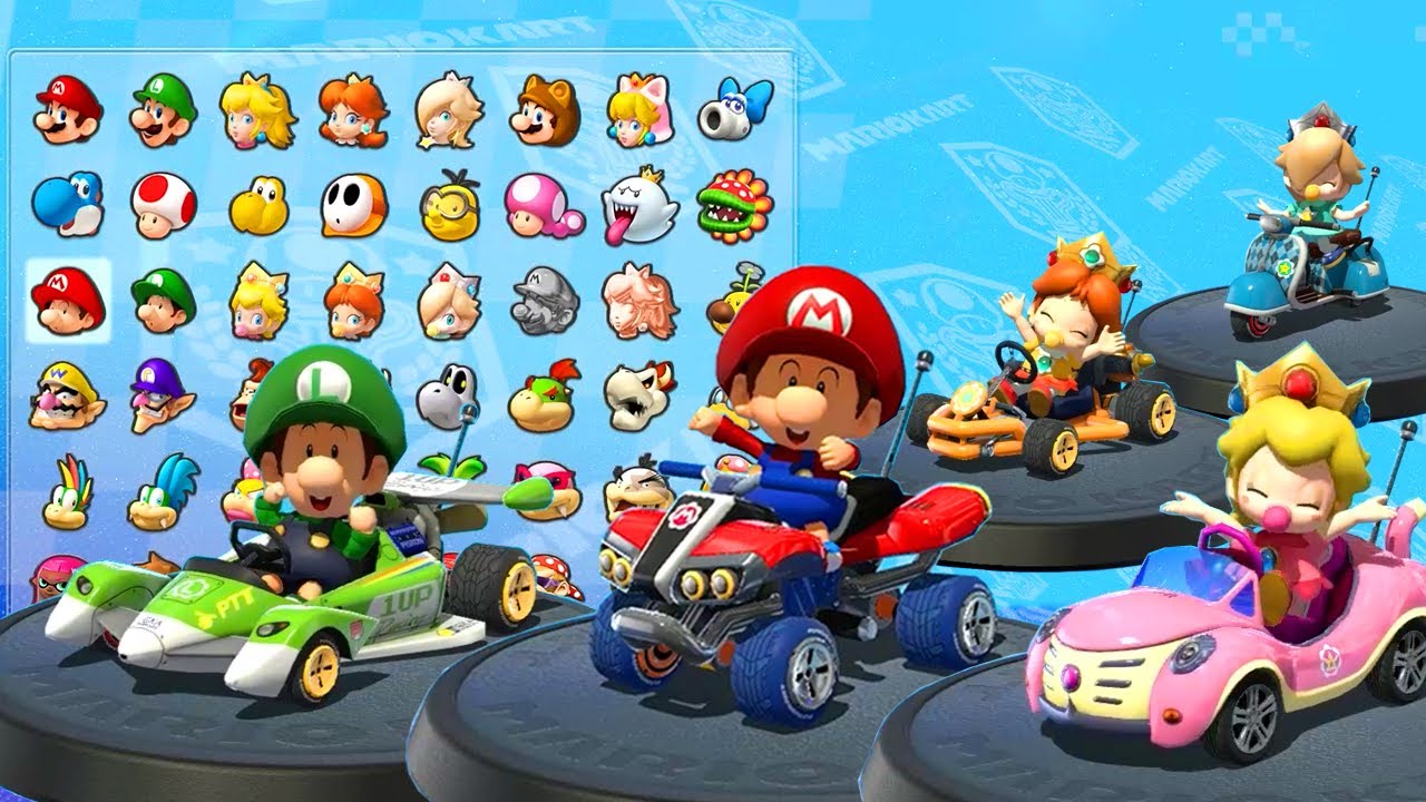 Mario Kart 8 Deluxe - All Baby Characters