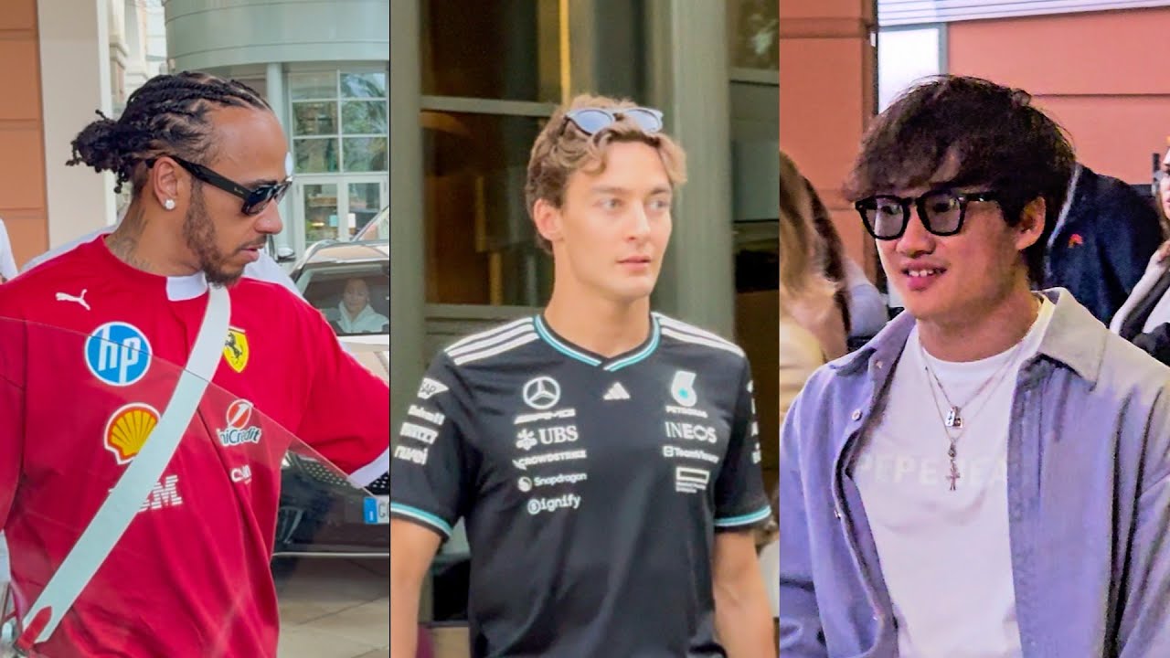 F1 DRIVERS leaving MONACO GRAND PRIX Today!! LEWIS HAMILTON, GEORGE RUSSELL, YUKI TSUNODA,..