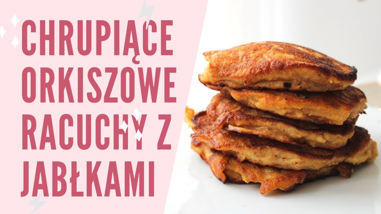 Orkiszowe racuchy z jabłkami. Idealne na zdrowe śniadanie!