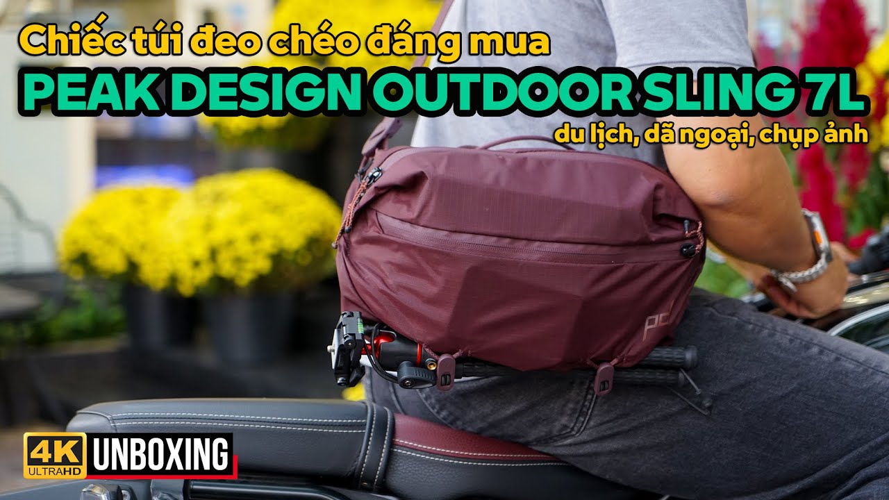 CHIẾC TÚI PHẢI CÓ! ĐEO CHÉO PEAK DESIGN OUTDOOR SLING 7L: CAO CẤP, ĐA DỤNG, PHÙ HỢP DU LỊCH DÃ NGOẠI