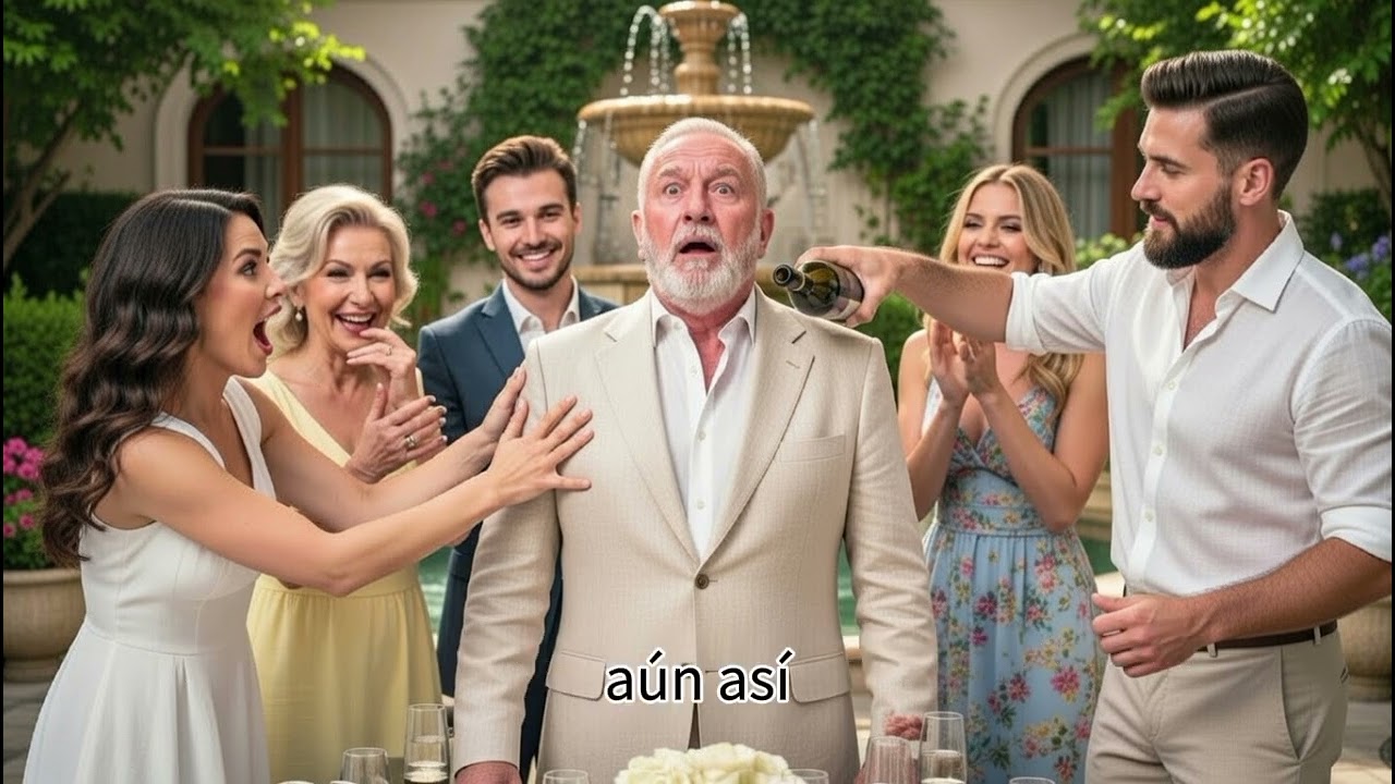 Le Tiró Vino al “Pobre” en Público… No Sabía que Era el Millonario Inversor que Cambiaría su Destino