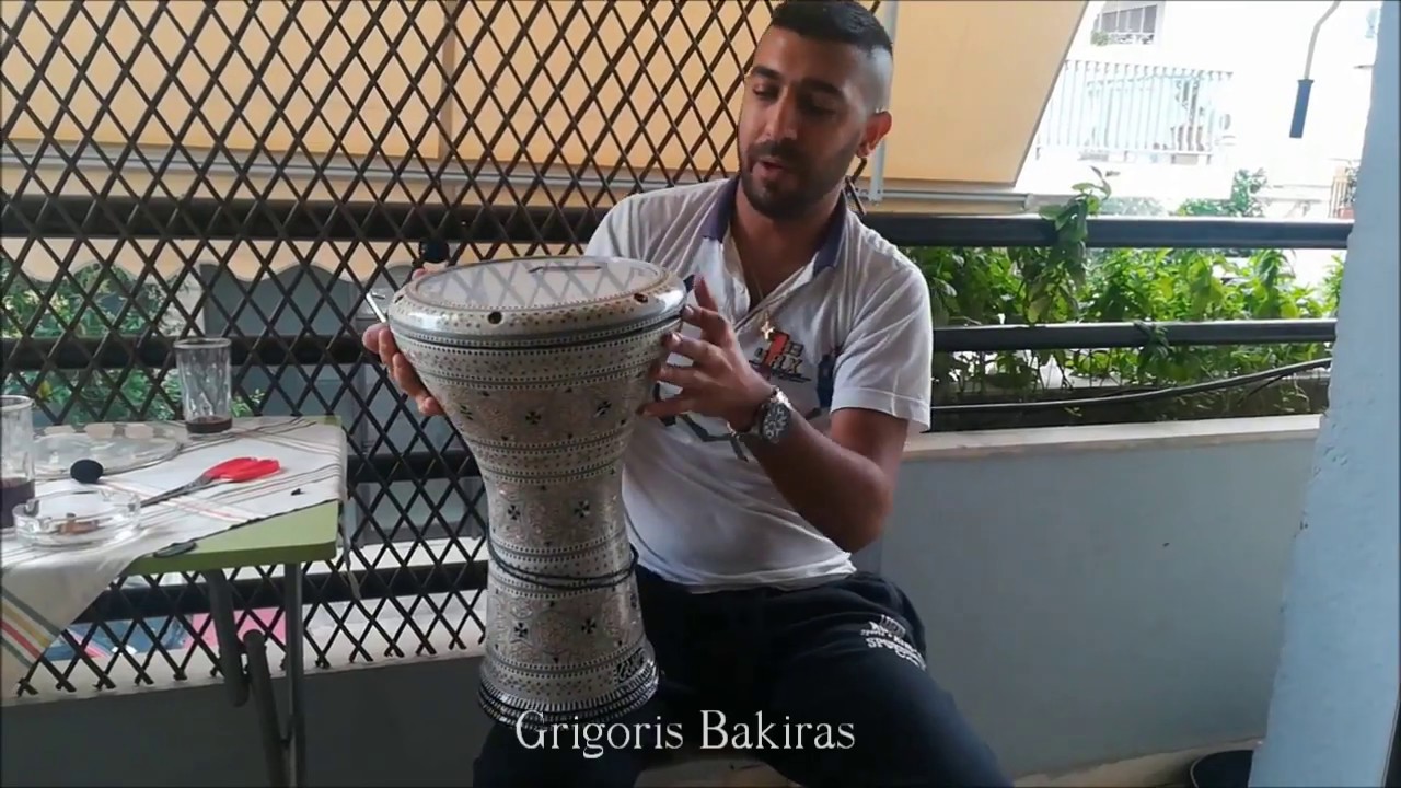 Αλλαγή μεμβράνης σε Darbuka από τον Γρηγόρη Μπακύρα