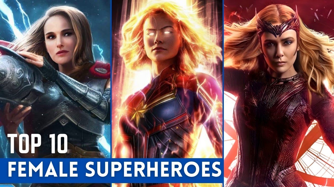 Top 10 Female Superheros In Marvel And DC | Who Is The Strongest?