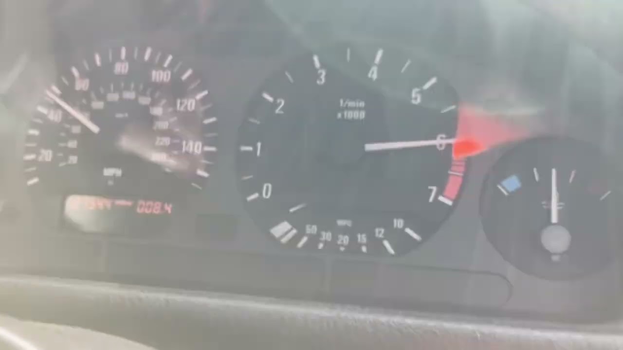 BMW E36 S54B32 acceleration 8350rpm