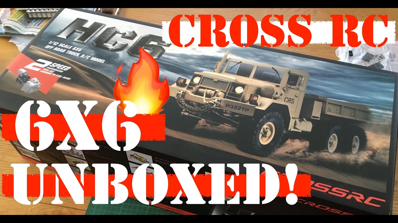 Cross RC HC6 | Unboxing | 1/12 Army 6x6 Offroad Truck