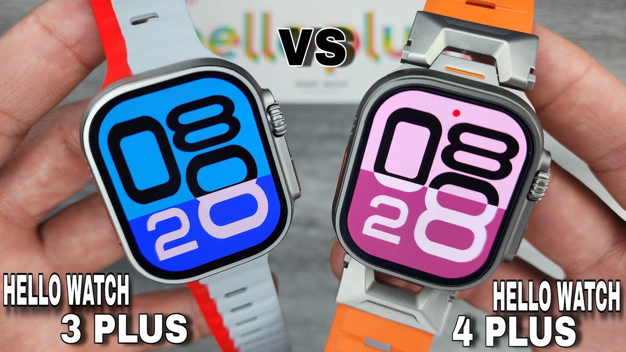 HELLO WATCH 3 PLUS VS  NUEVO HELLO WATCH 4 PLUS ¿ CUAL ELIGES ?  ( comparativa )
