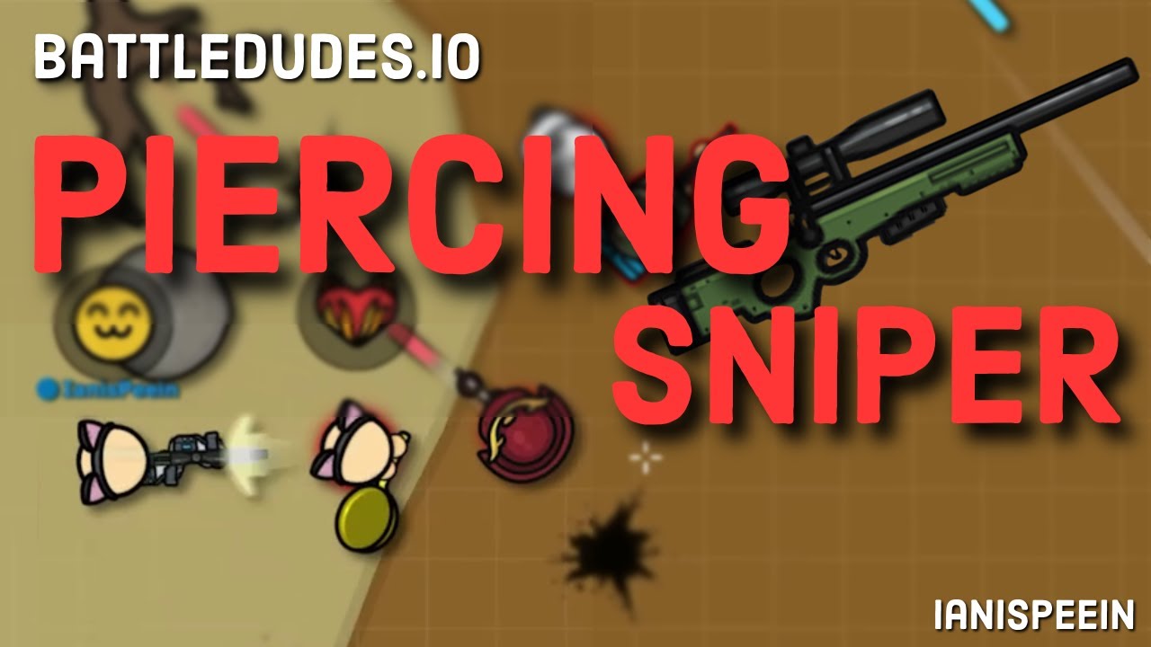 THE PIERCING SNIPER EDIT | BattleDudes.io Gameplay Montage