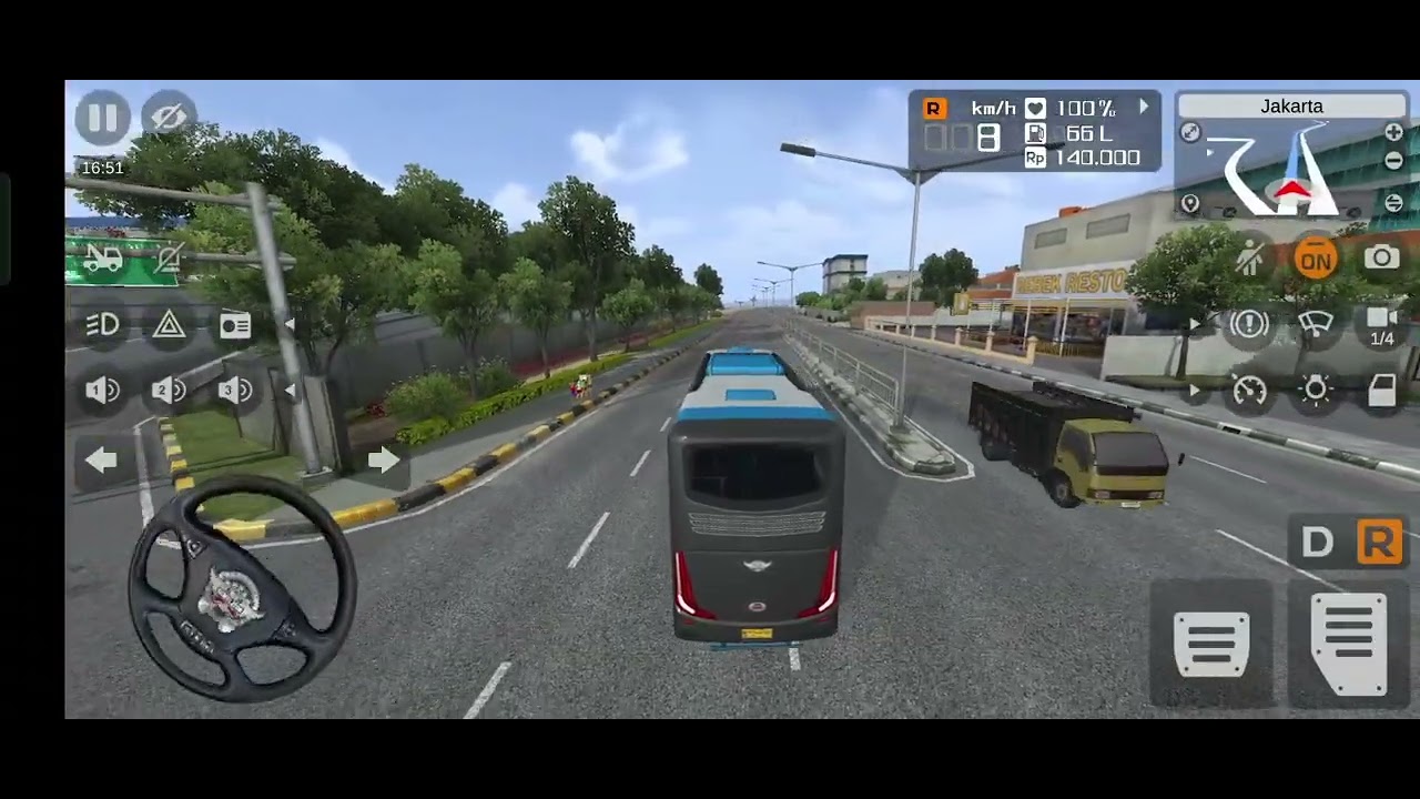 😍BUS SIMULATOR INDONESIA || Bus 🚌 Driving 👮 City euro coach bus simulator 🔥-Android Gameplay Bus2024