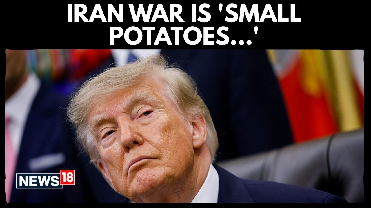 US Iran War | Trump Calls Iran War &lsquo;Small Potatoes&rsquo;, Eyes Pickaxe Mountain Strike | Iran News | N18G