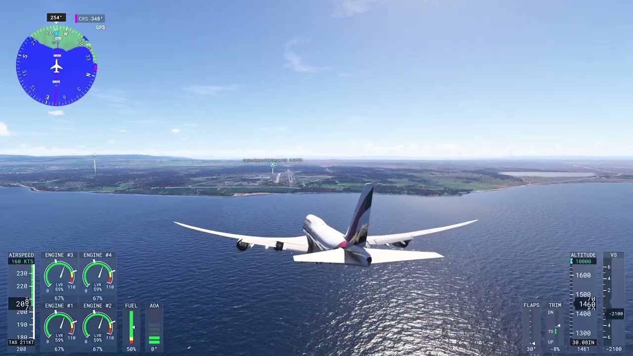 Landing at Aeropuerto Internacional Presidente Carlos Ibañez del Campo