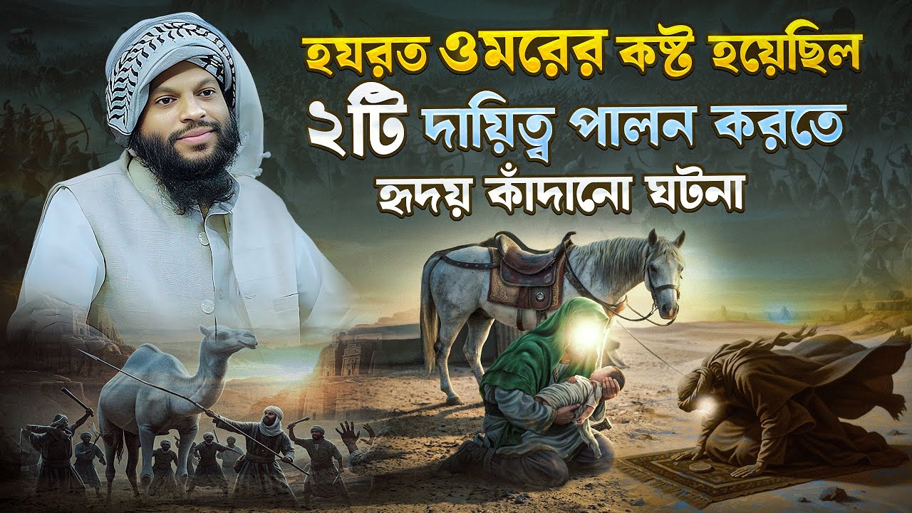 হযরত ওমরের কষ্ট হয়েছিল দুটি দায়িত্ব পালন করতে । হৃদয় কাঁদানো ঘটনা কারী সাইদুল ইসলাম আসাদ Waz