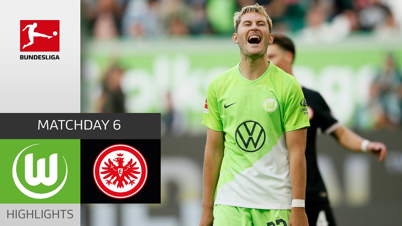 VfL Wolfsburg - Eintracht Frankfurt 2-0 | Highlights | Matchday 6 &ndash; Bundesliga 2023/24