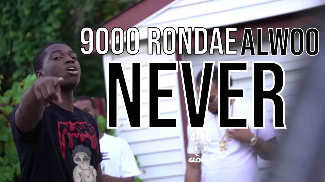 9000 Rondae feat. Alwoo - Never (Official Music Video)