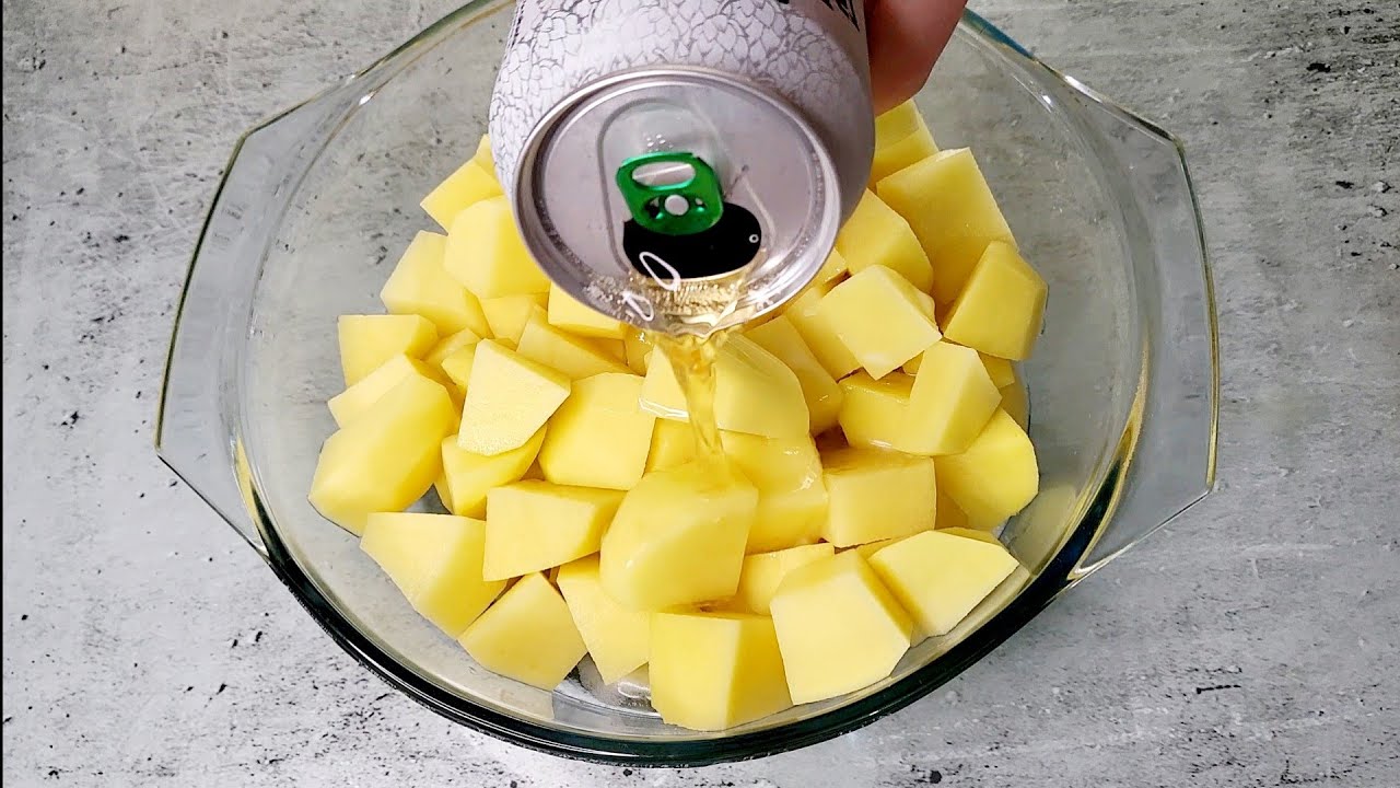 ‼️NO HAY MEJOR COMBINACIÓN‼️ LA HAGO 2 VECES POR SEMANA, AGREGUÉ CERVEZA A LAS PAPAS, PEDIRÁN MÁS ✅️