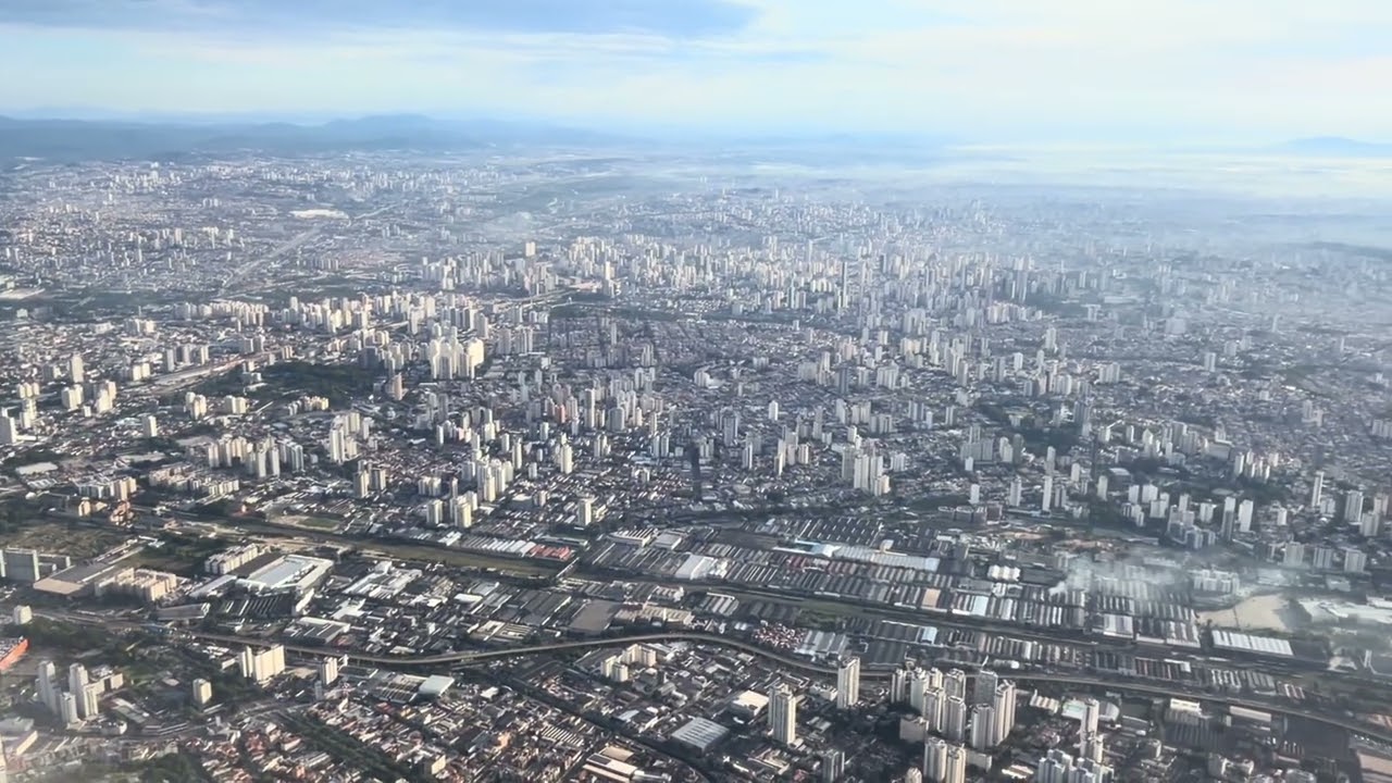 🇧🇷 Decolando de São Paulo Congonhas com Latam A320 no dia de caos falta de energia