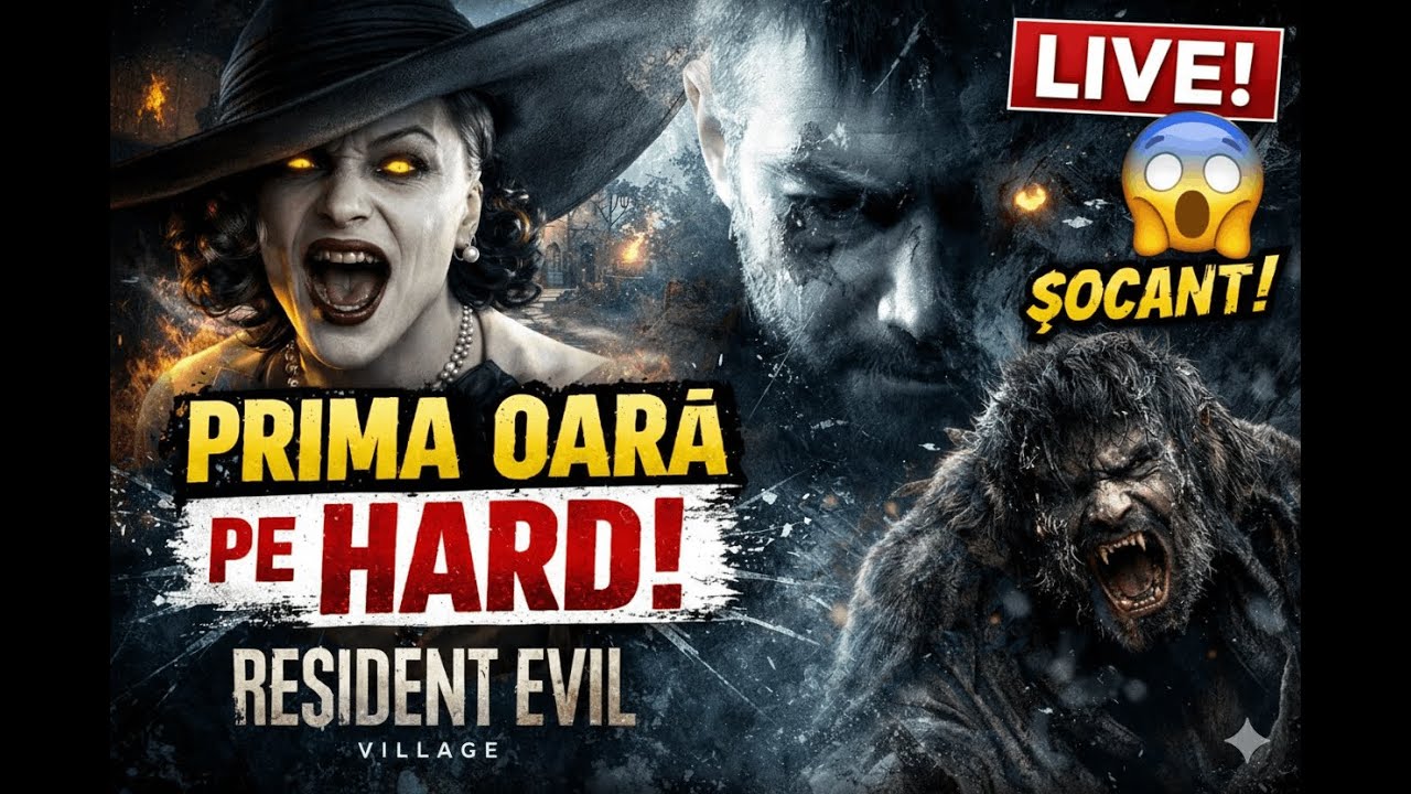 🔴LIVE - [ENG/RO]-Horror-Resident Evil 8- Village.