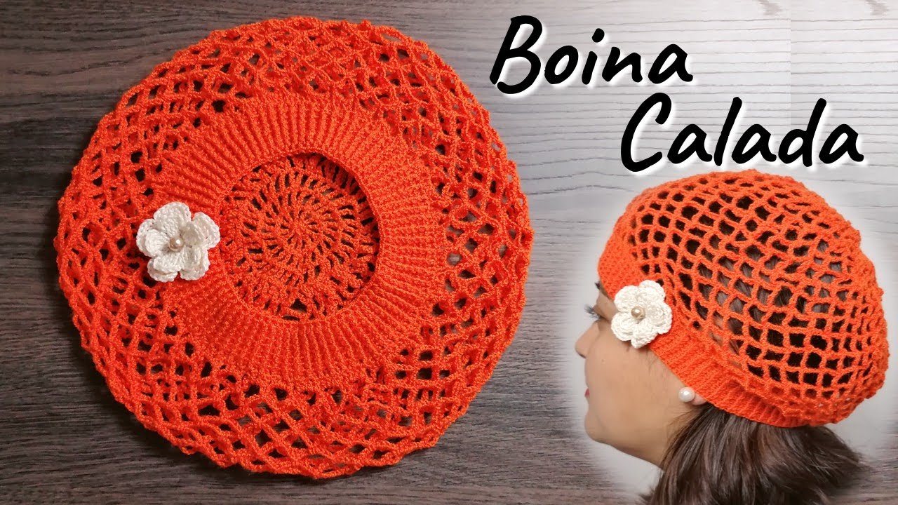 Boina Calada a Crochet - DETALLADA PASO A PASO