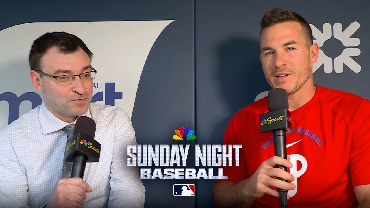 J.T. Realmuto shares what makes S&aacute;nchez an ace (FULL INTERVIEW) | Sunday Night Baseball | MLB on NBC