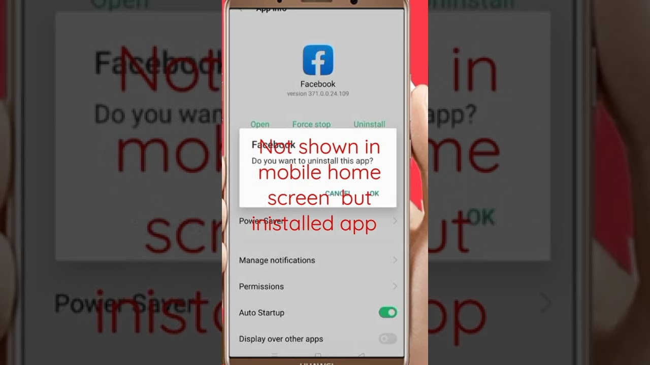 installed apps not showing, installed apps not showing on home screen, app not showing, app instaled